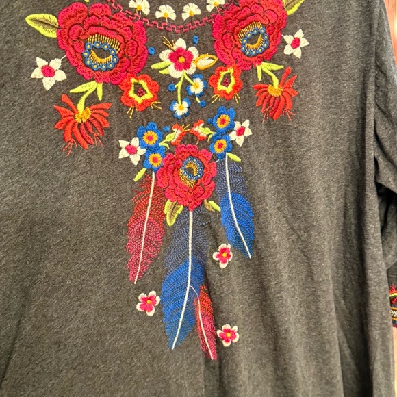 Johnny Was Multicolor Embroidered Cardigan - Picture 8 of 15